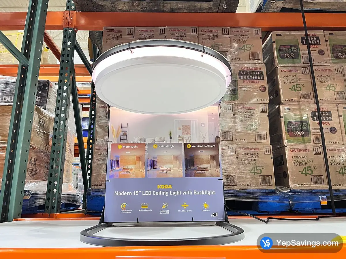 Costco KODA LED CEILING LIGHT WITH BACKLIGHT 15 " - Canada (ITM 1806383)