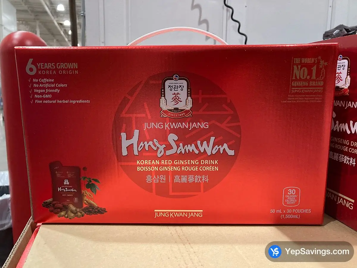 Costco HONG SAM WON KOREAN RED GINSENG 30 X 50 mL - Canada (ITM 1894695)