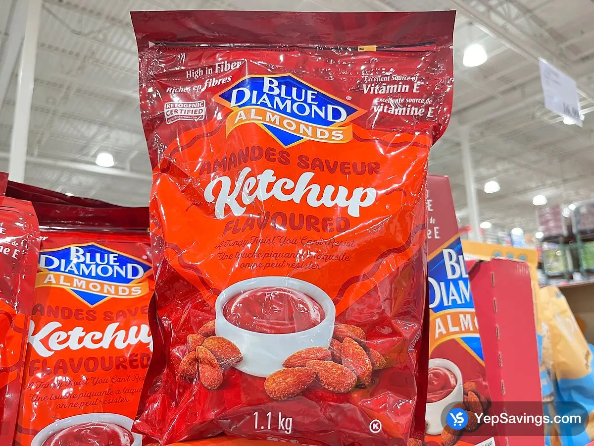 Costco BLUE DIAMOND KETCHUP ALMONDS 1.1 kg - Canada (ITM 1865027)
