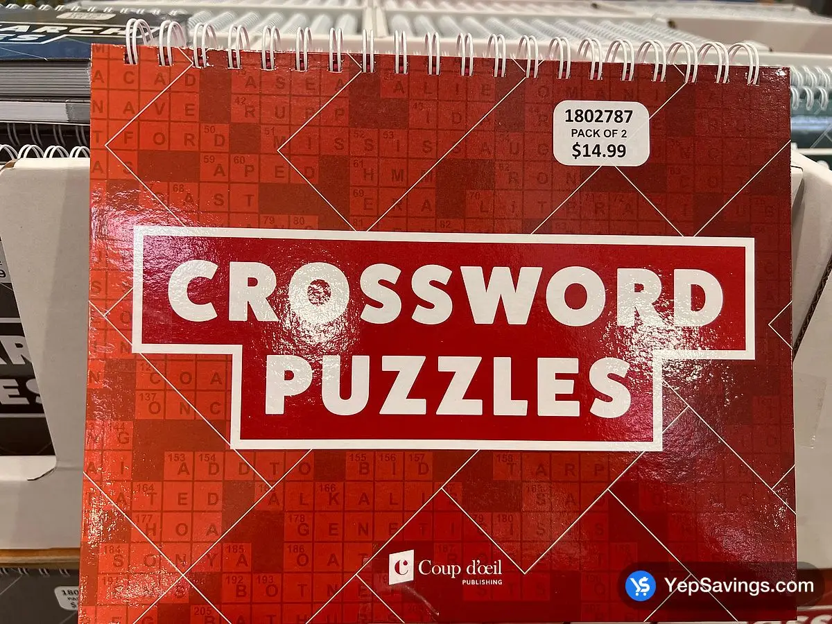 Costco ADULT PUZZLE BOOKS WORD SEARCH / SUDOKU / CROSSWORDS - Canada (ITM 1802787)