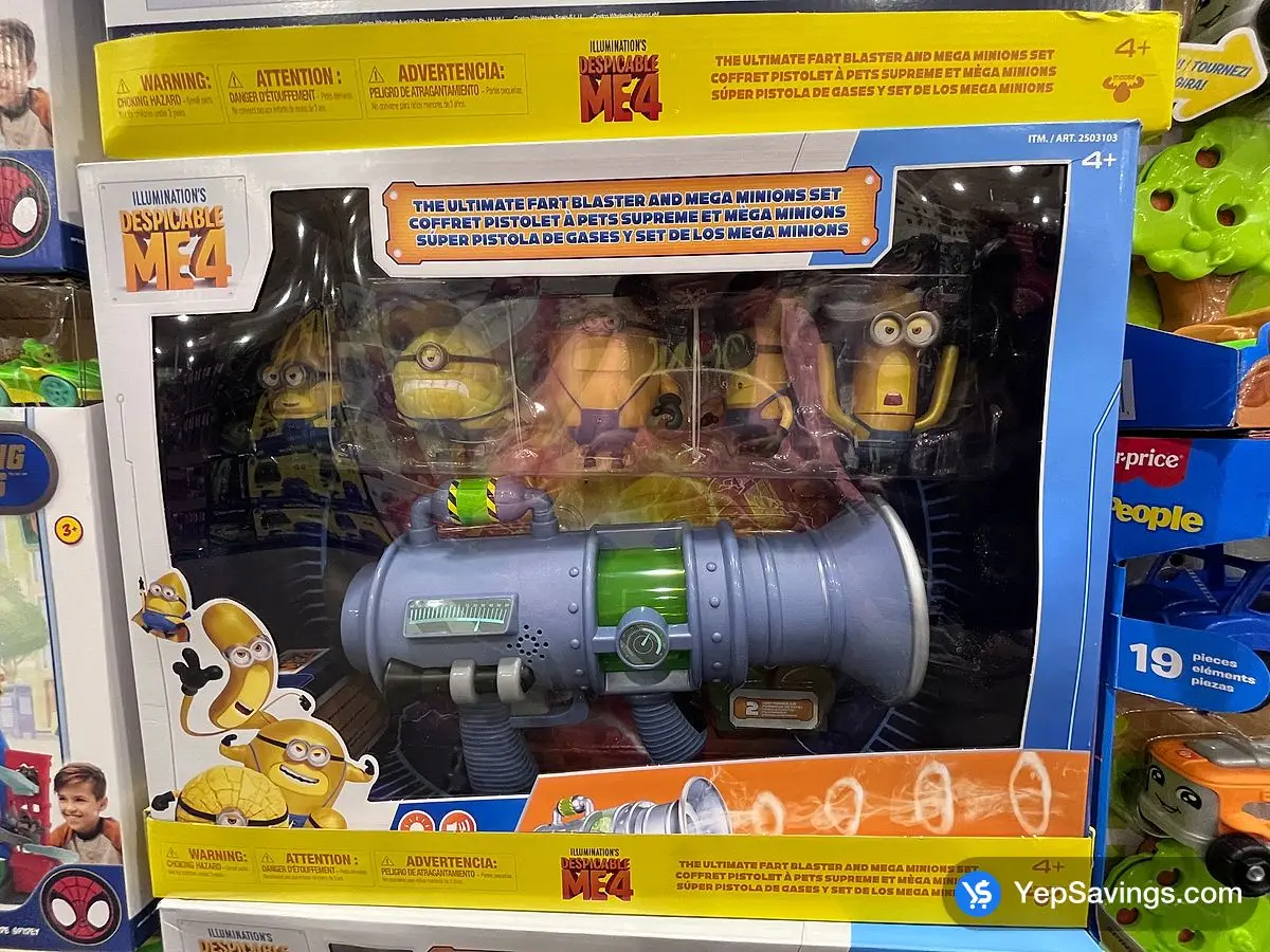 Costco DESPICABLE ME4 ULTIMATE FART BLASTER AND MEGA MINION SET - Canada (ITM 2503103)