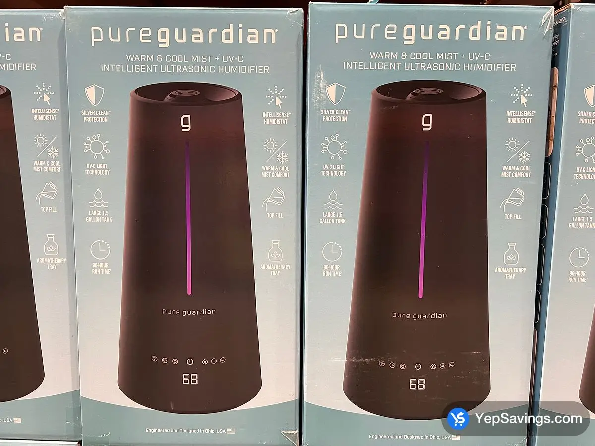 Costco PUREGUARDIAN WARM & COOL HUMIDIFIER 5.6L - Canada (ITM 1891565)