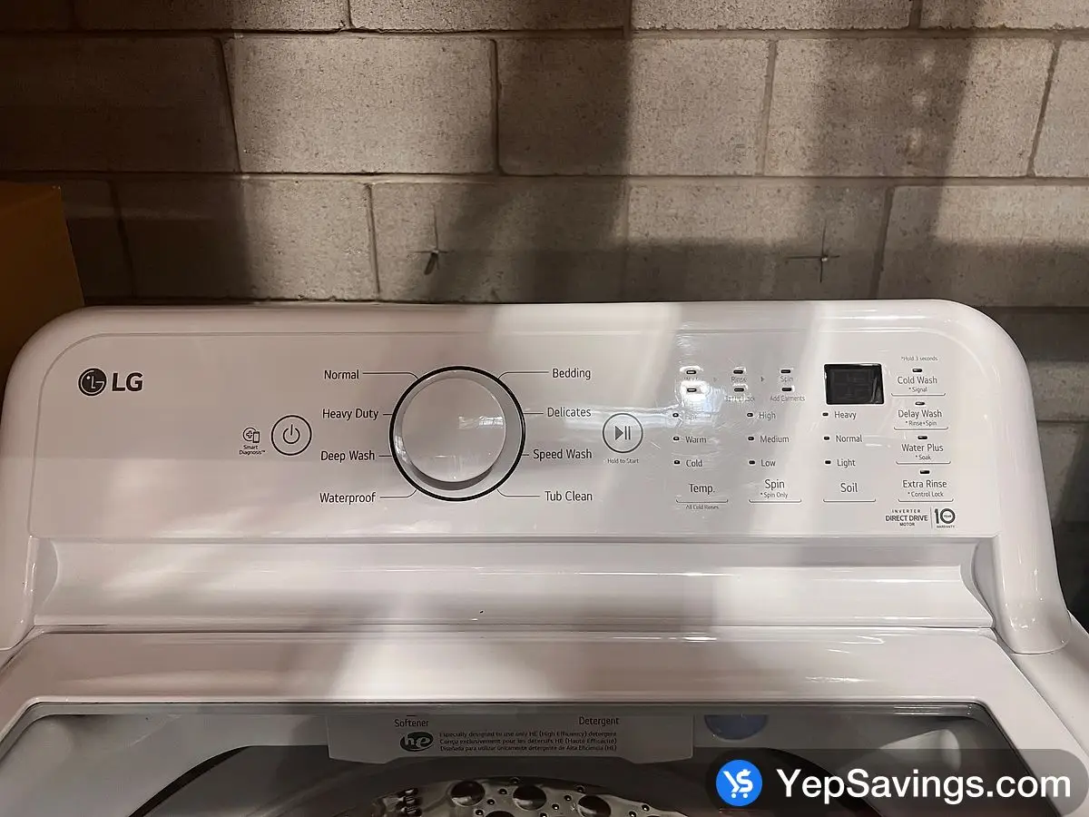 LG WHITE WASHER 5.2 CU.FT I.E.C. ITM 7451260 at Costco