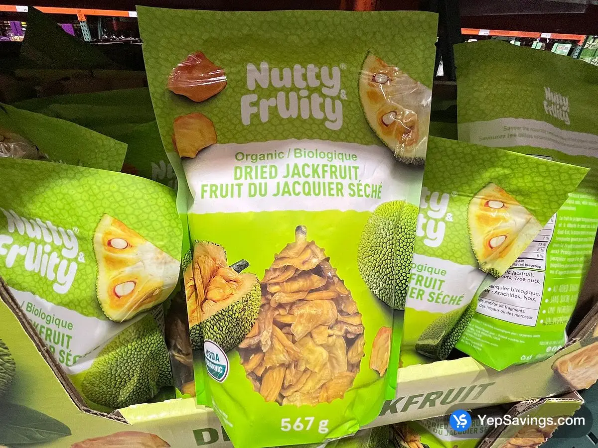 Costco NUTTY & FRUITY JACKFRUIT 567 g - Canada (ITM 1304267)
