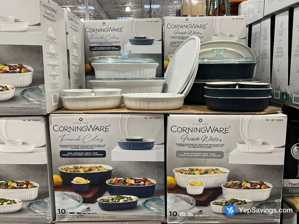 Costco CORNINGWARE FREEZER TO OVEN SET 10 PIECES - Canada (ITM 1834692)