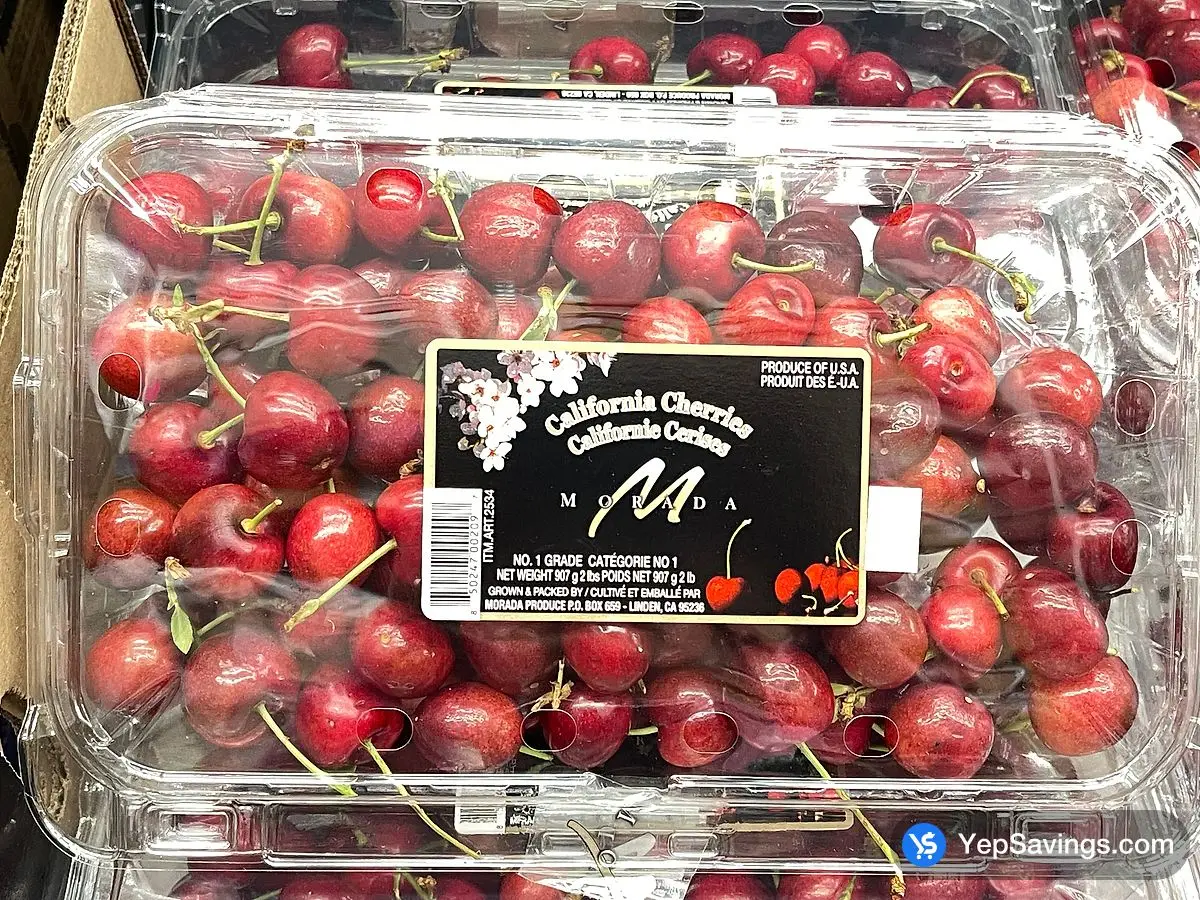 Costco RED CHERRIES PRODUCT OF CHILE - Canada (ITM 2534)