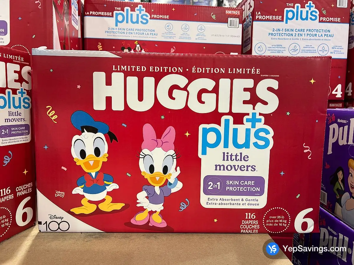 Costco HUGGIES LITTLE MOVERS DIAPERS SIZE 6 PACK OF 116 - Canada (ITM 2955521)