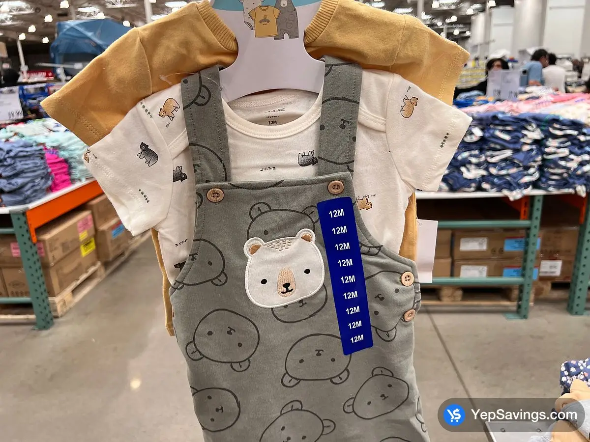 PEKKLE SHORTALL 3PC SET INFANT SIZES 3M - 24M ITM 1769900 at Costco