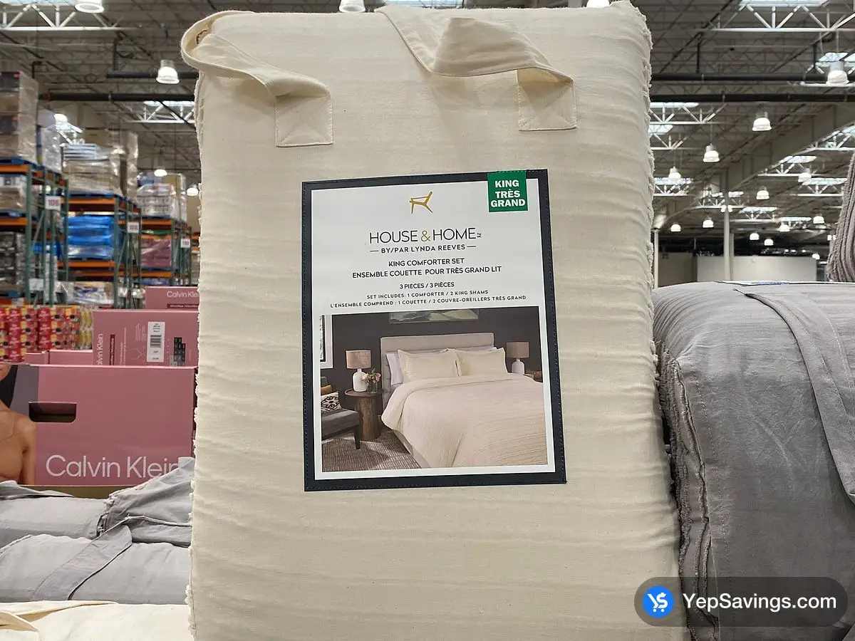 HOUSE & HOME COMFORTER SET KING - 3PC ITM 3434201 at Costco