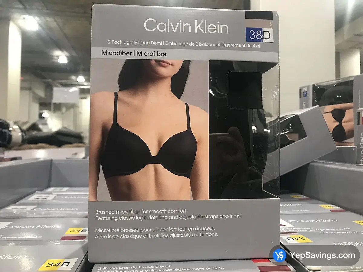 Costco CALVIN KLEIN BRAS 2PK + LADIES SIZES 32-38 - Canada (ITM 6162100)