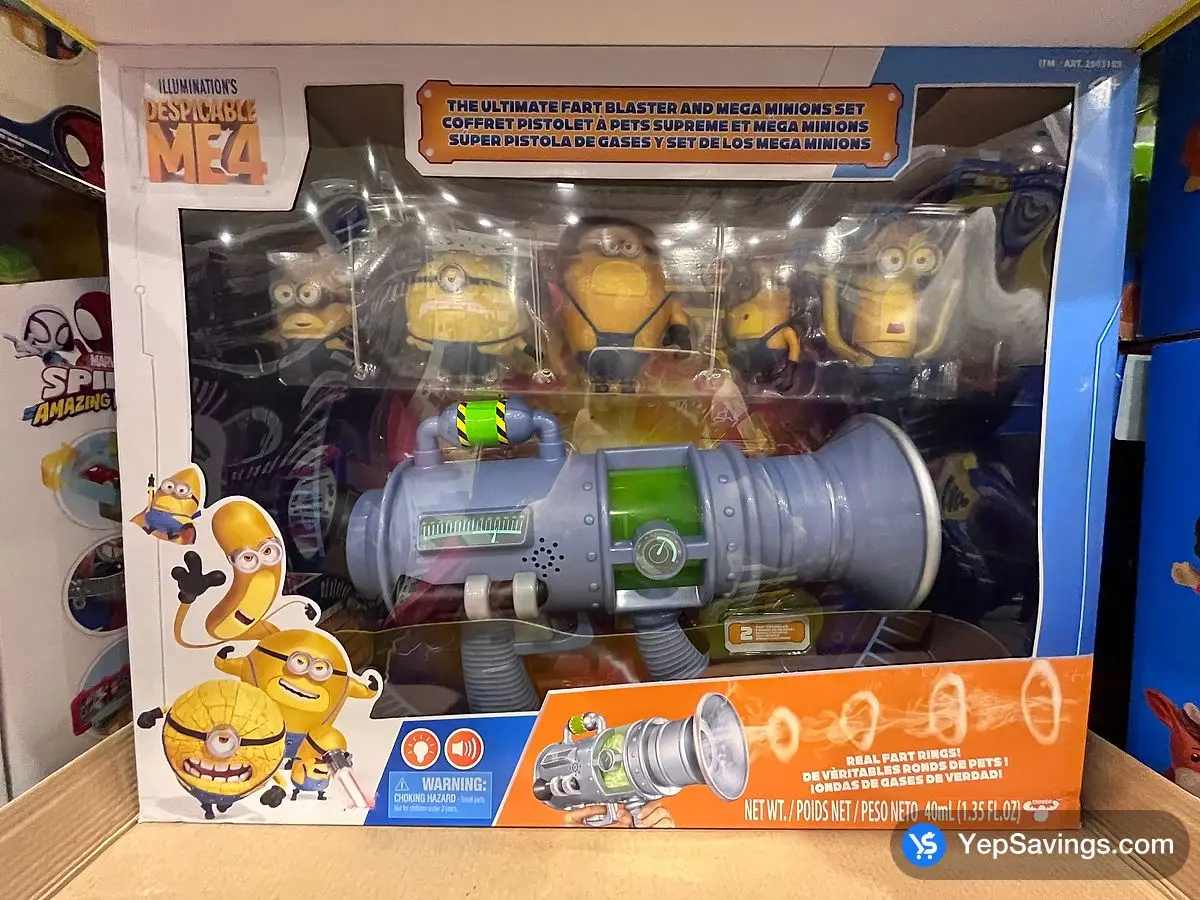 Costco DESPICABLE ME4 ULTIMATE FART BLASTER AND MEGA MINION SET - Canada (ITM 2503103)