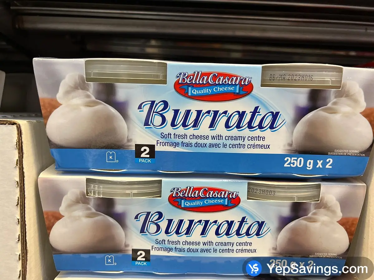 Costco BELLA CASARA BURRATA 2 x 250 g - Canada (ITM 1254041)