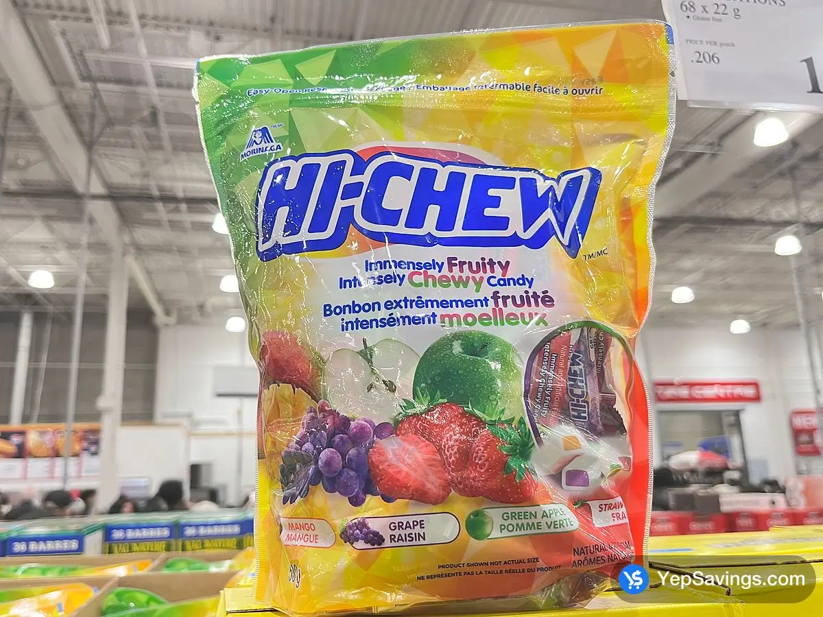 Costco HI-CHEW VARIETY FRUIT CHEWS 500 g - Canada (ITM 303282)