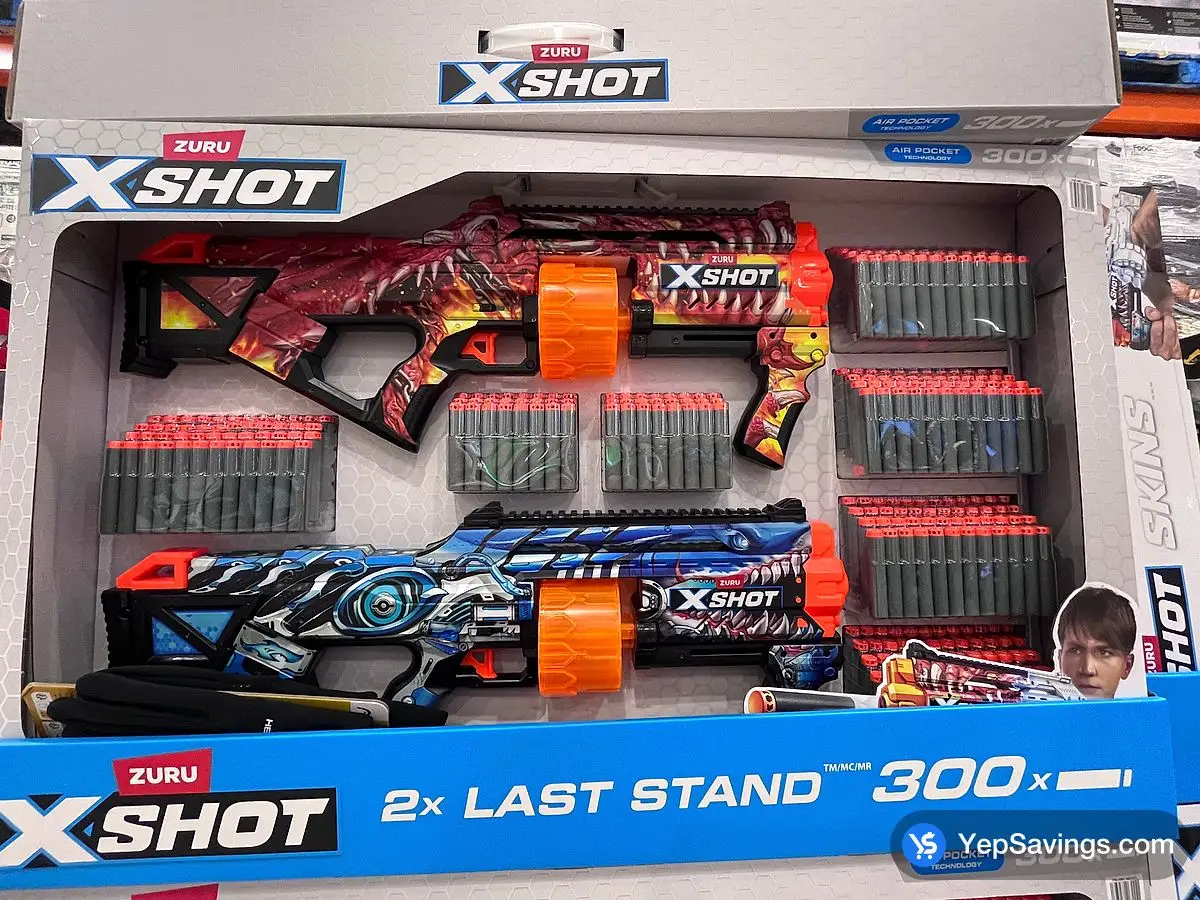Costco X - SHOT LAST STAND 2 - PACK WITH 300 DARTS - Canada (ITM 1601411)