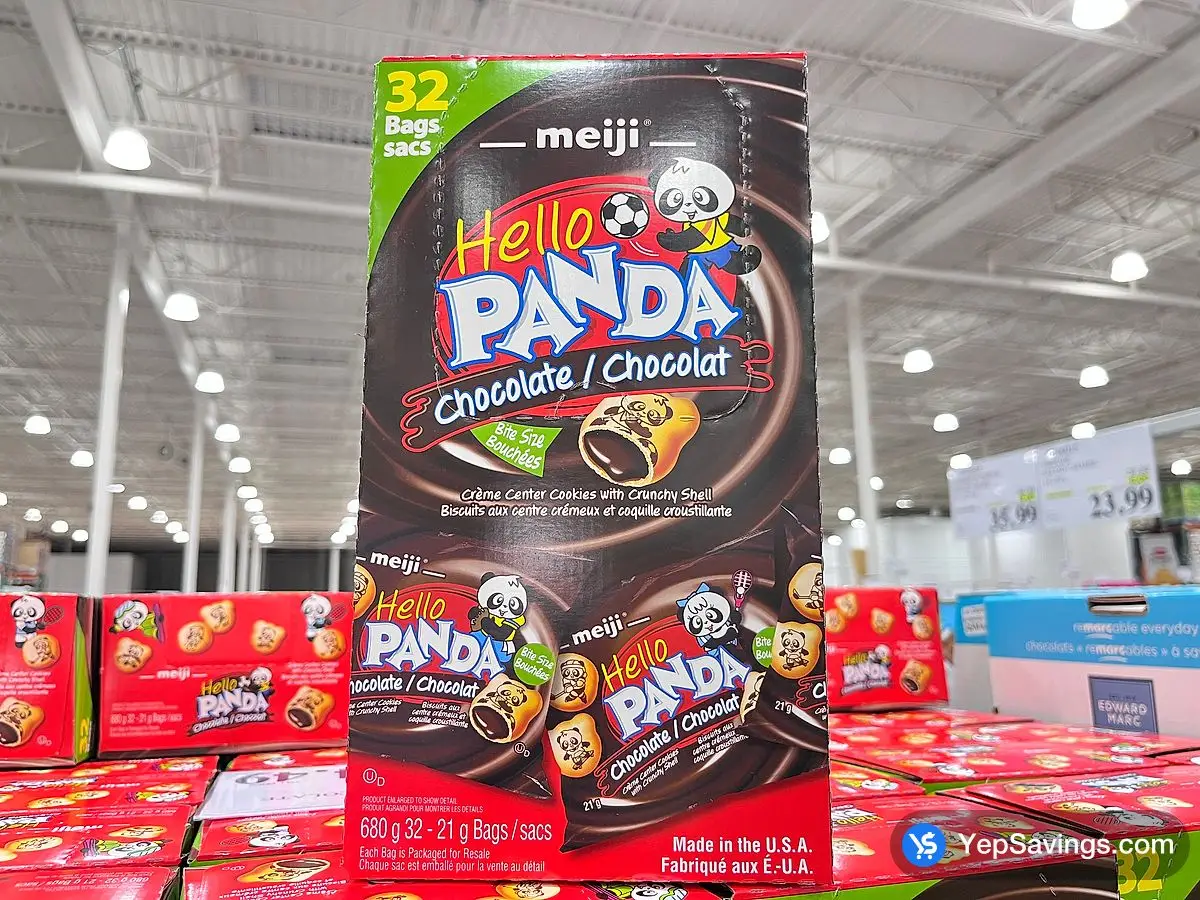 Costco MEJI HELLO PANDA 32 X 21 g - Canada (ITM 969786)