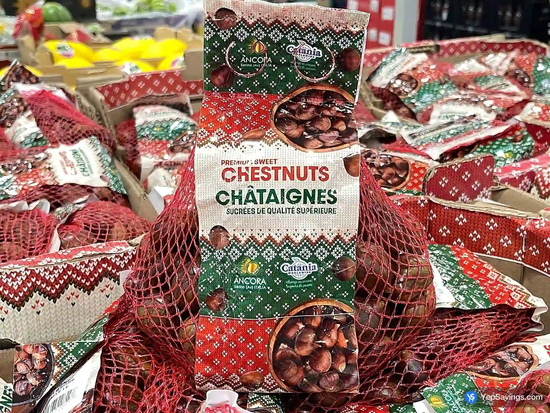 Costco PREMIUM SWEET CHESTNUTS PRODUCT OF ITALY - Canada (ITM 12520)