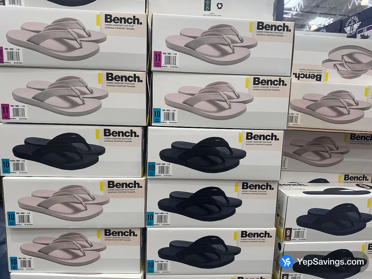 BENCH COMFORT FLIP FLOP + LADIES SIZES 711 at Costco Elgin Mills