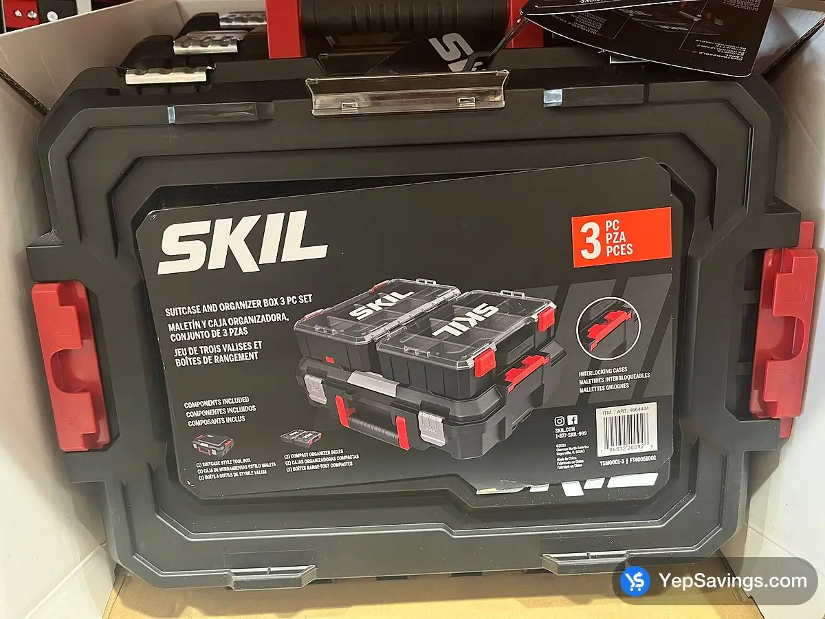 SKIL TOOL ORGANIZER 3 PIECE ITM 4664444 at Costco