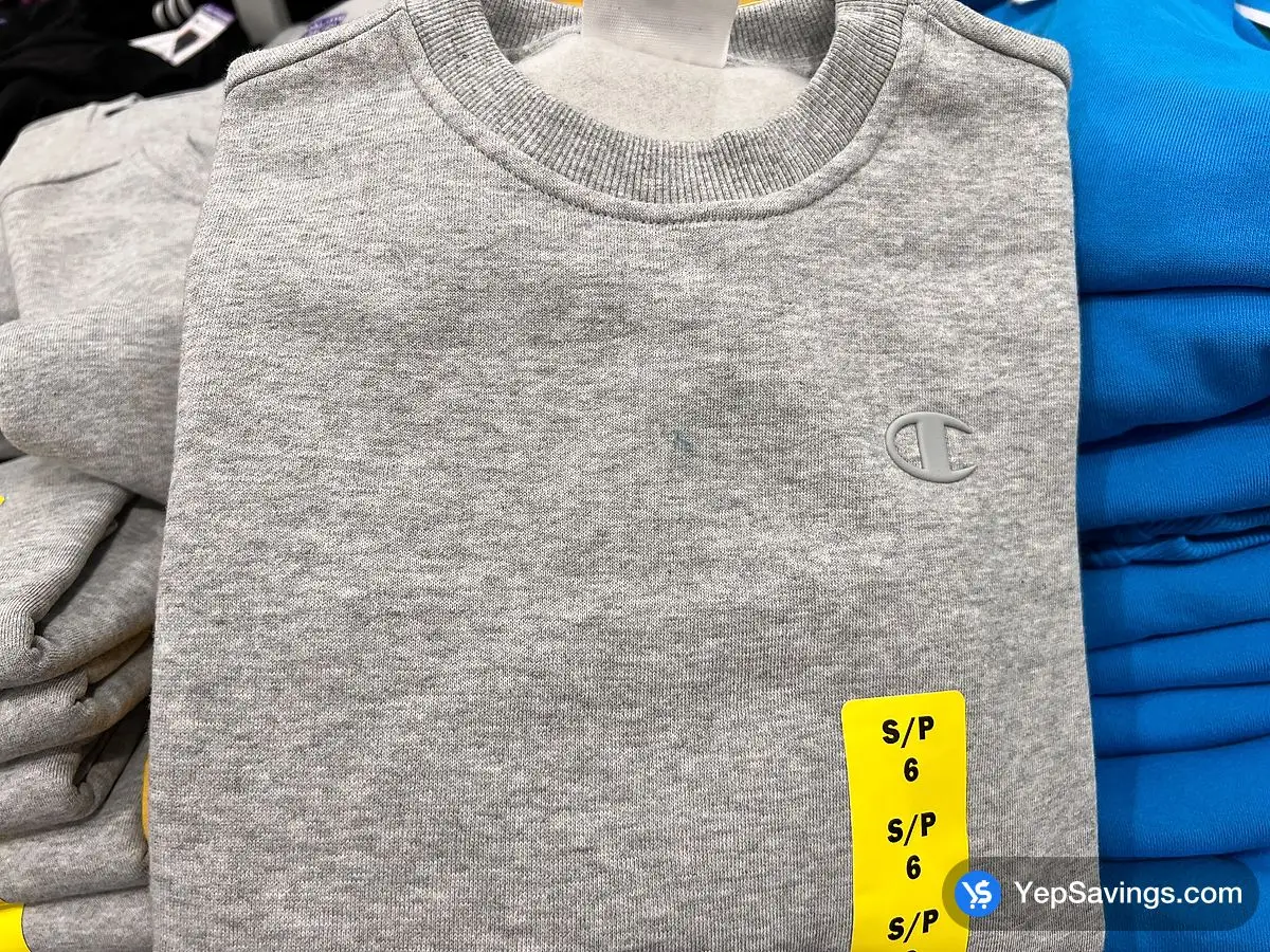Costco CHAMPION CREW SWEATER KIDS SIZES L - XXL ONLY - Canada (ITM 1720269)
