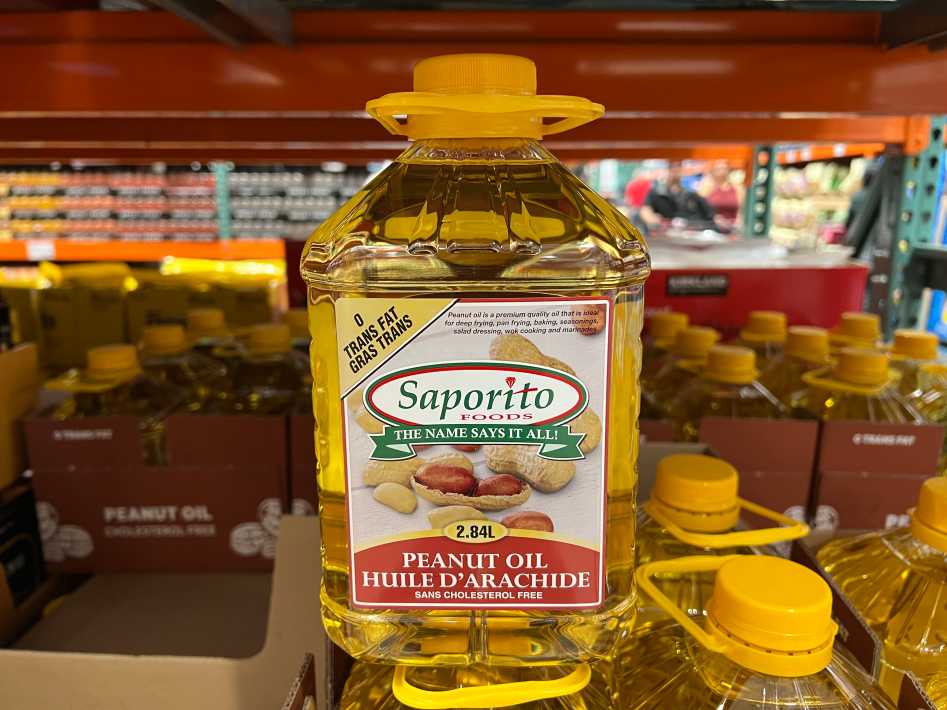 Costco SAPORITO PEANUT OIL 2.84 L - Canada (ITM 1713240)