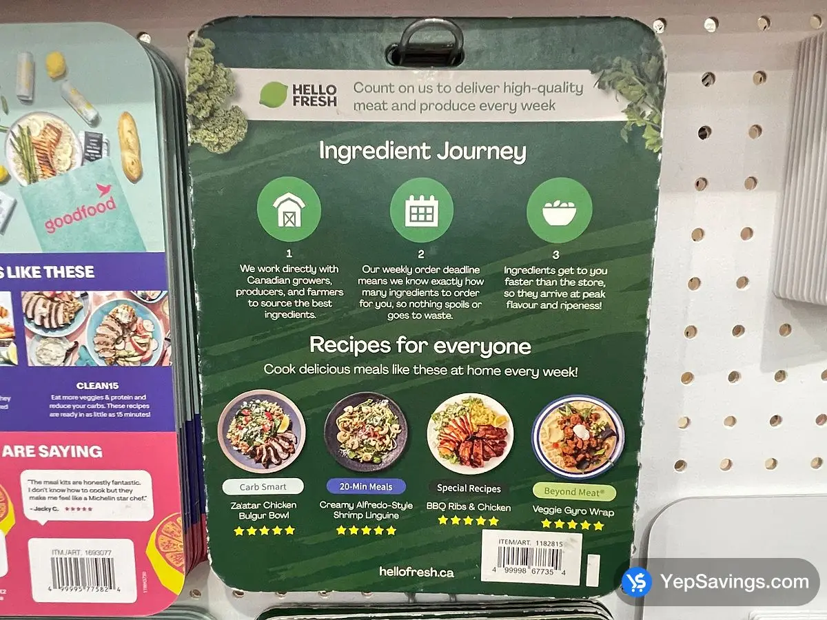 Costco HELLOFRESH GIFT CARD 1 x $100 - Canada (ITM 1182815)