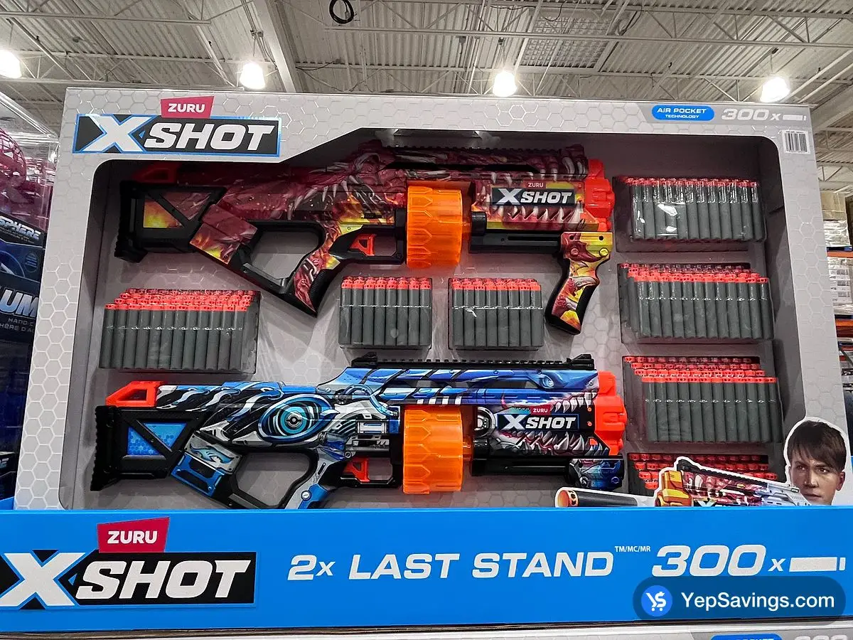 Costco X - SHOT LAST STAND 2 - PACK WITH 300 DARTS - Canada (ITM 1601411)