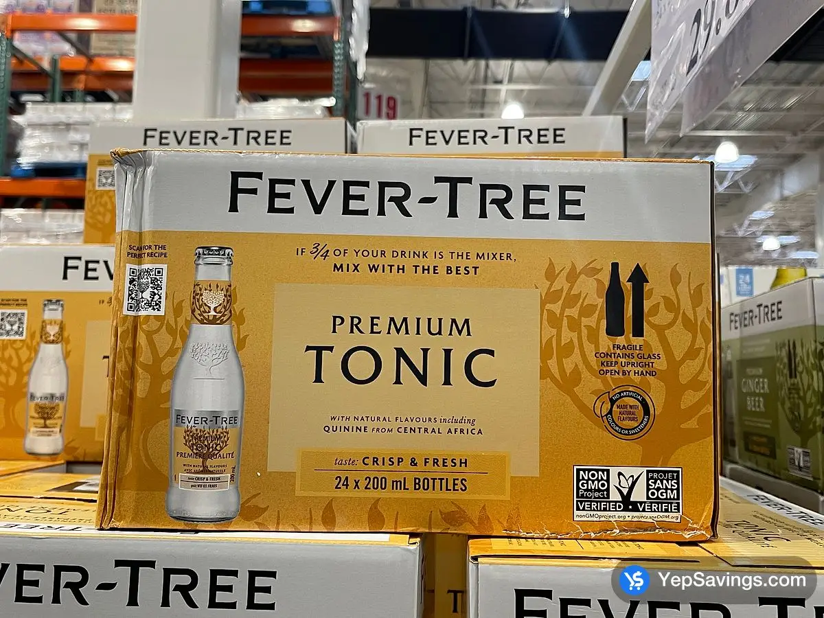 FEVER TREE TONIC WATER 24 x 200 mL ITM 1429742 at Costco