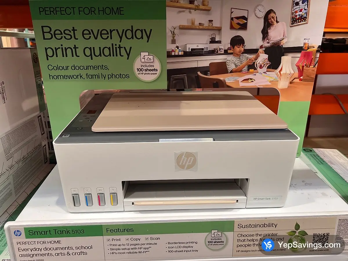 Costco HP SMART TANK ALL IN ONE PRINTER 5103 - Canada (ITM 2155103)