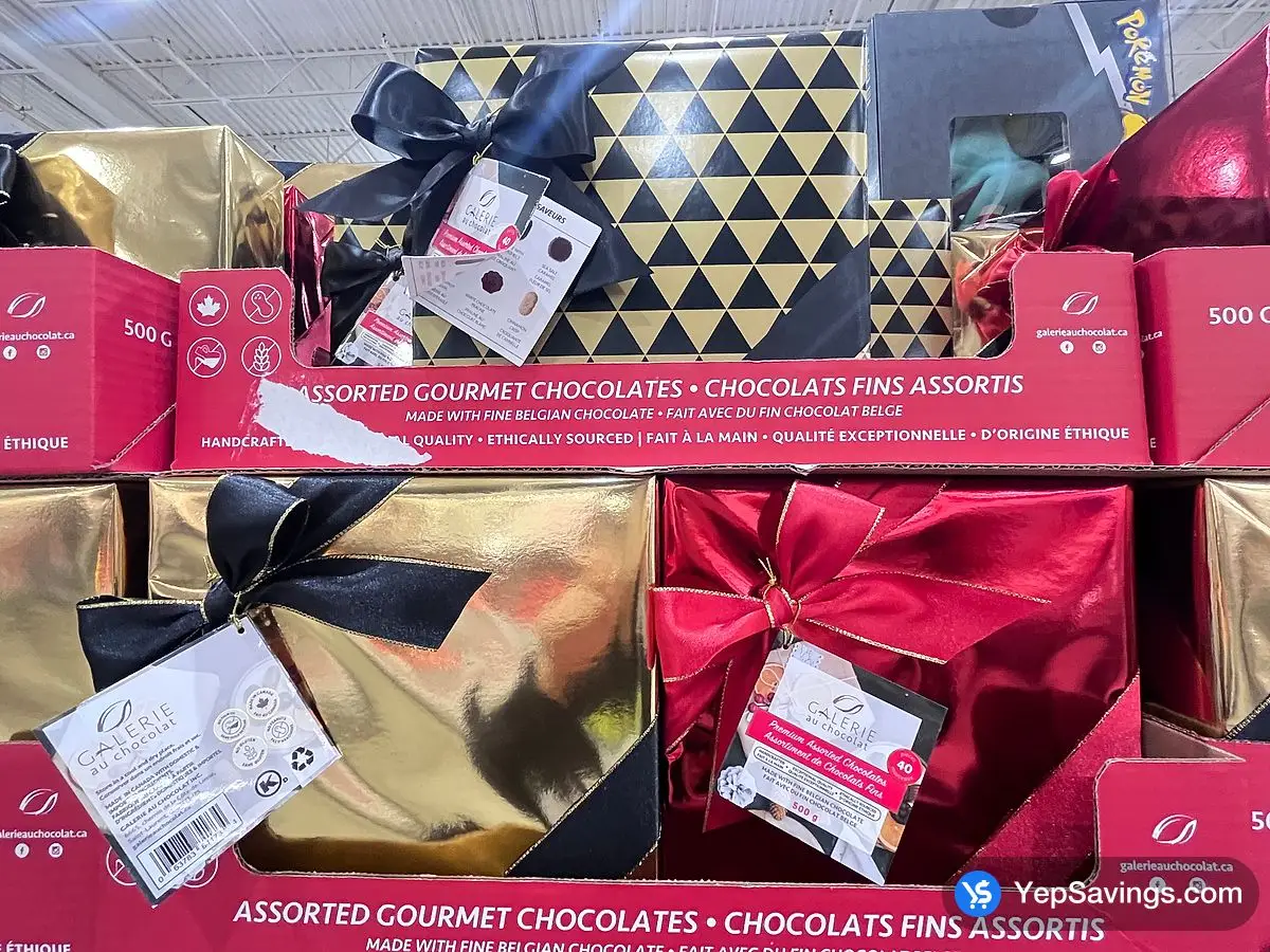 Costco GALERIE AU CHOCOLAT BELGIAN CHOCOLATE 9 x 80 g - Canada (ITM 1740312)
