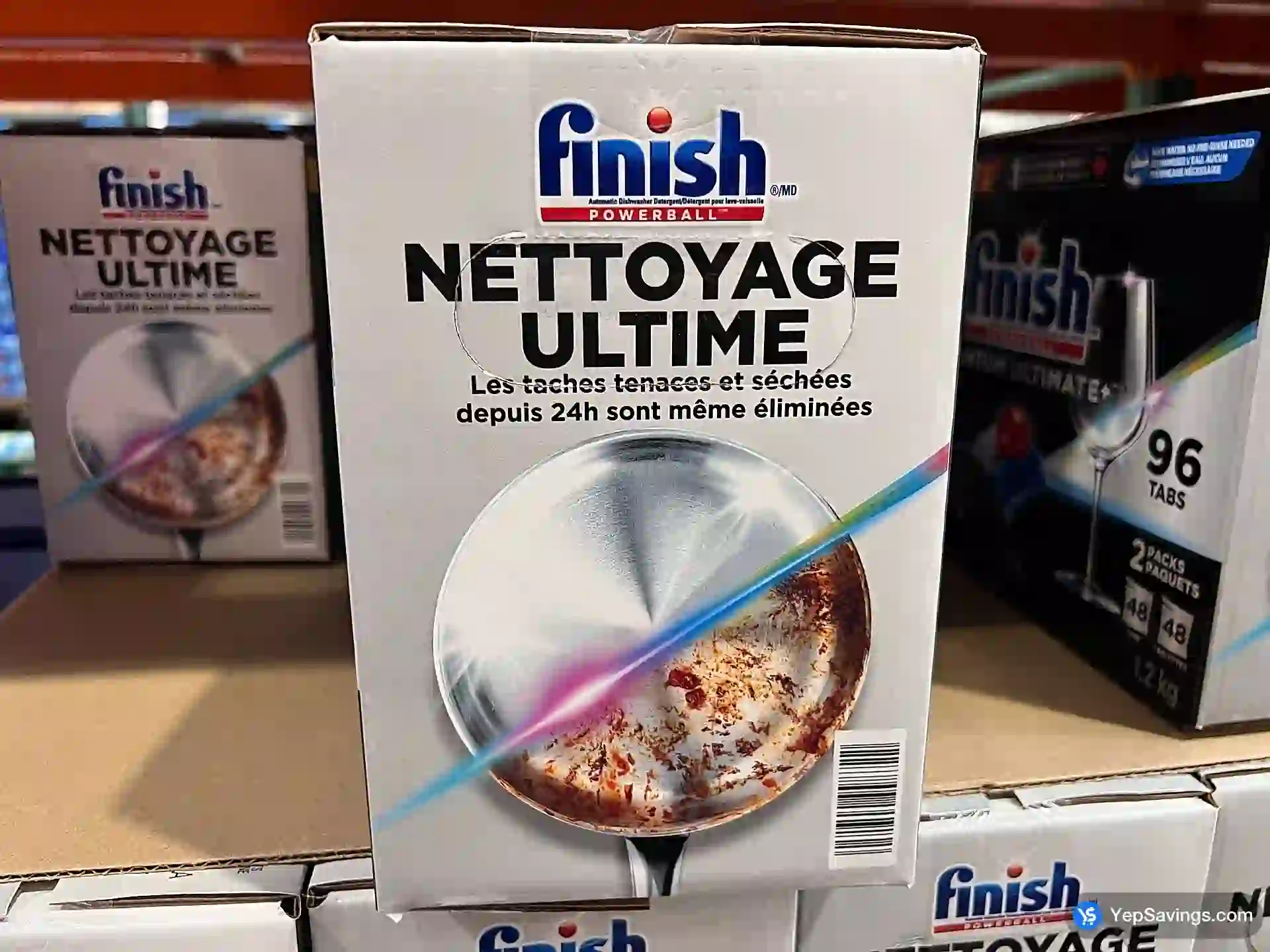 Costco FINISH QUANTUM + DISHWASHER DETERGENT PACK OF 96 - Canada (ITM 4254845)