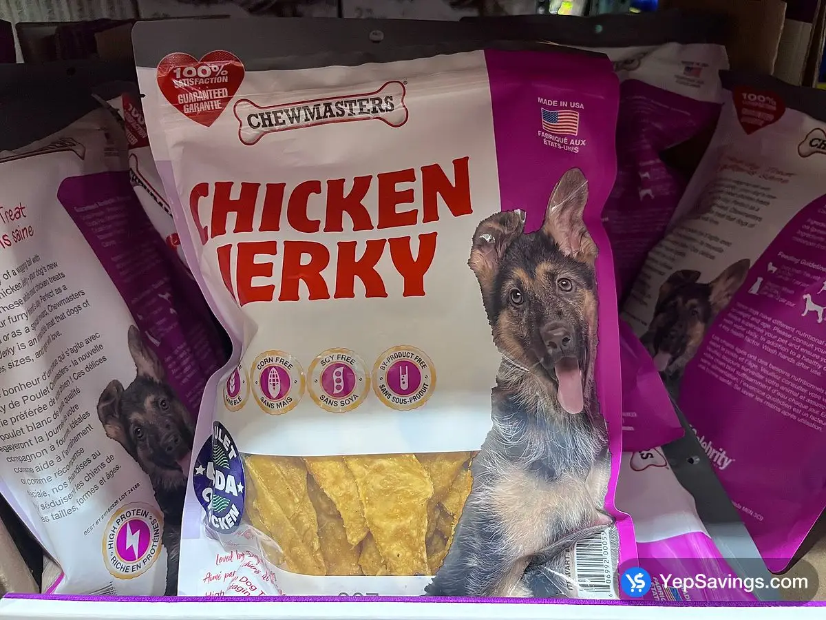 CHEWMASTERS CHICKEN JERKY 907 g ITM 484666 at Costco