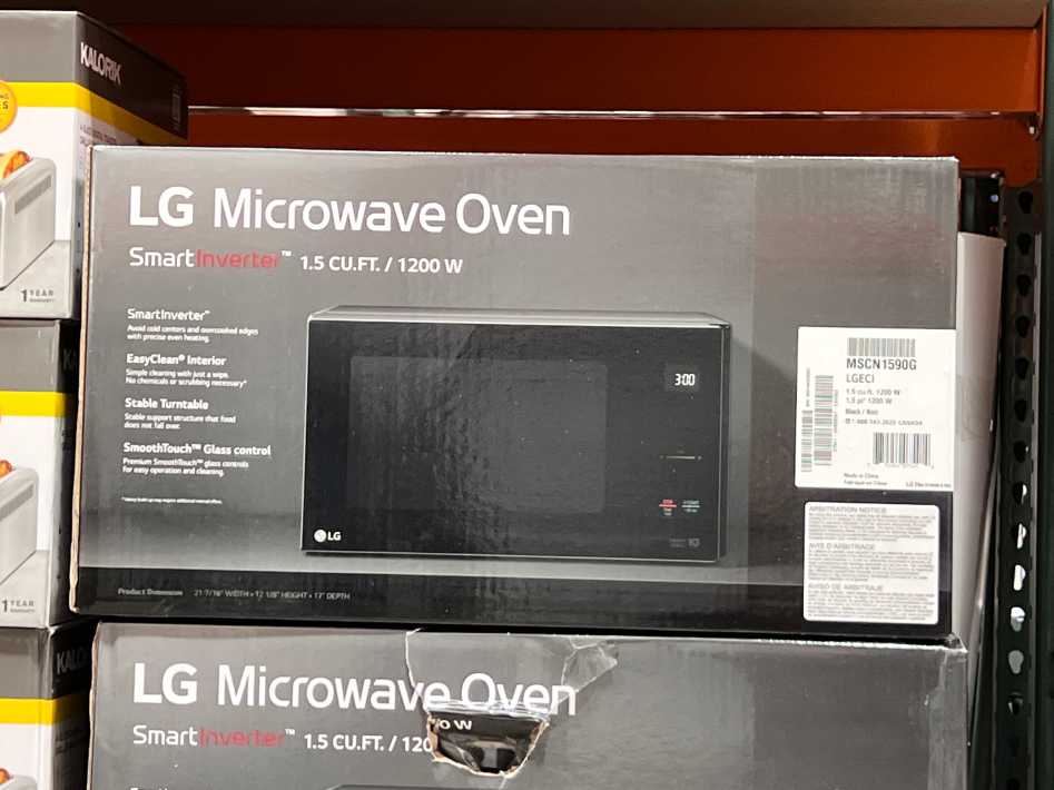 Lg deals microwave costco