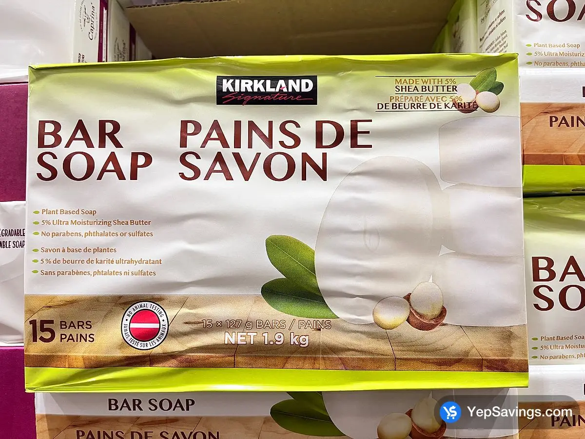 Costco KIRKLAND SIGNATURE BAR SOAP 15 x 127.5g - Canada (ITM 1397147)