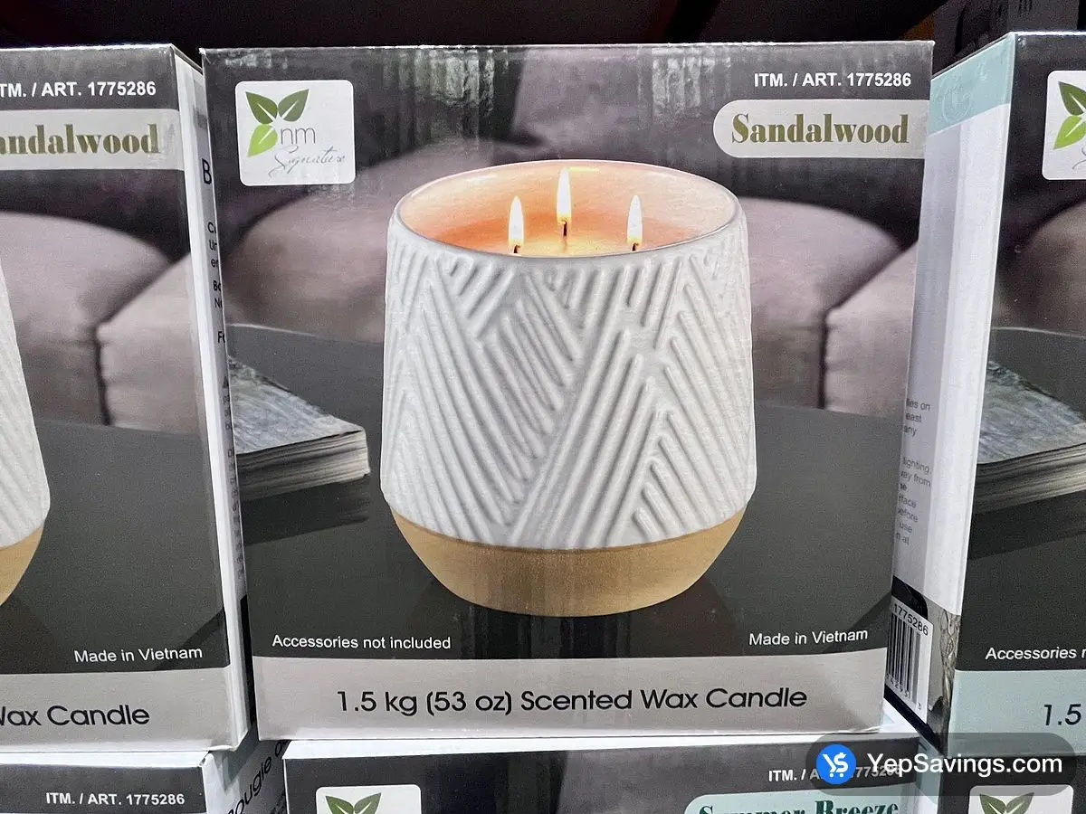 Costco NATURES MARK SCENTED CANDLE 53 OZ - Canada (ITM 1775286)