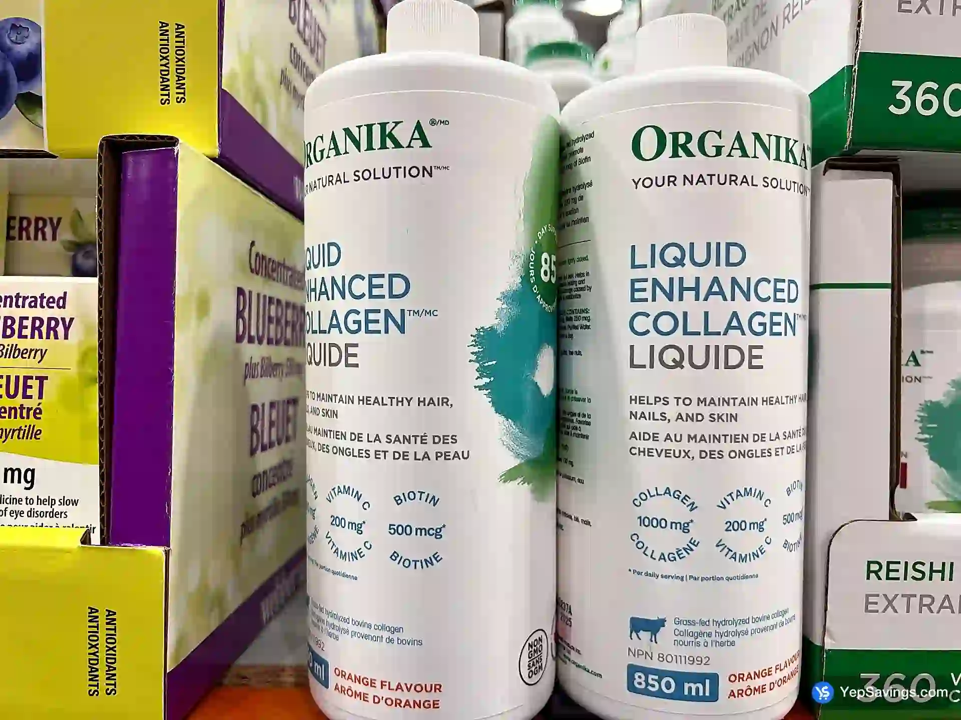 Costco ORGANIKA LIQUID COLLAGEN 850 ML - Canada (ITM 1594575)