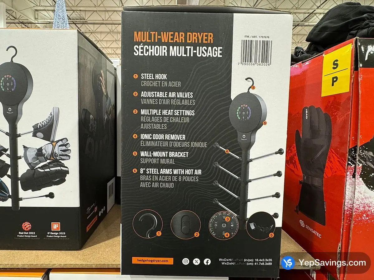 Costco HEDGEHOG MULTI - WEAR DRYER - Canada (ITM 1797676)