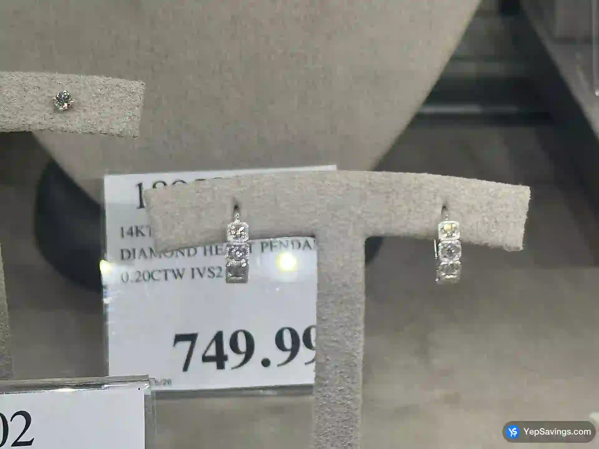 Costco 14KT WHITE GOLD ROUND DIAMOND HOOP EARRINGS 0.31CTW IVS2 - Canada (ITM 1184131)