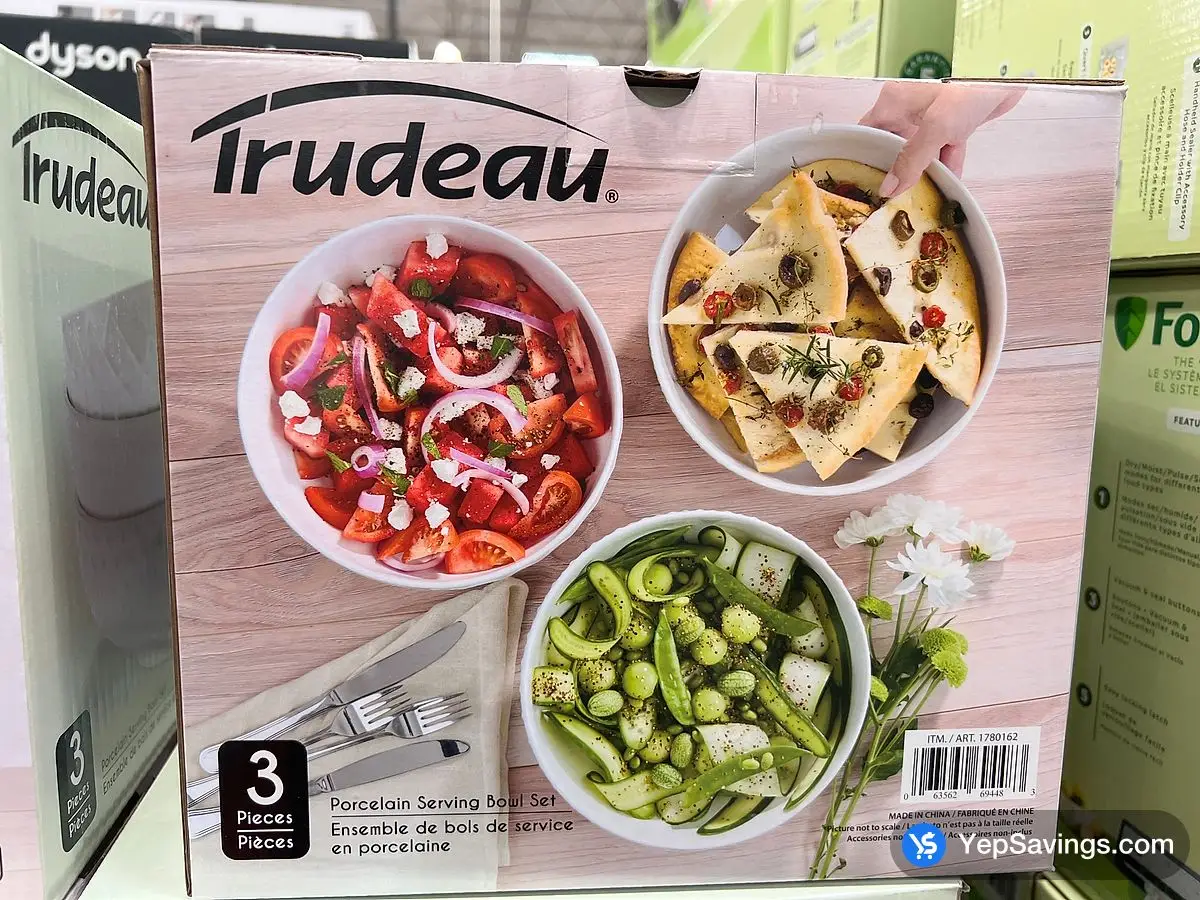 Costco TRUDEAU GRACE SERVING BOWLS 3 PIECES - Canada (ITM 1780162)