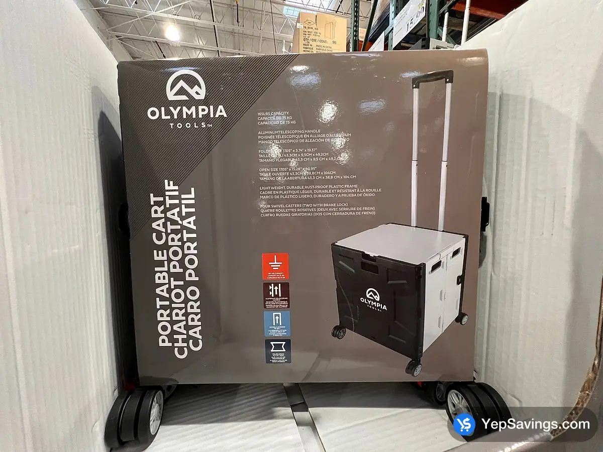 Costco OLYMPIA TOOLS FOLDING TOOL CART 165 LBS CAPACITY - Canada (ITM 8512544)