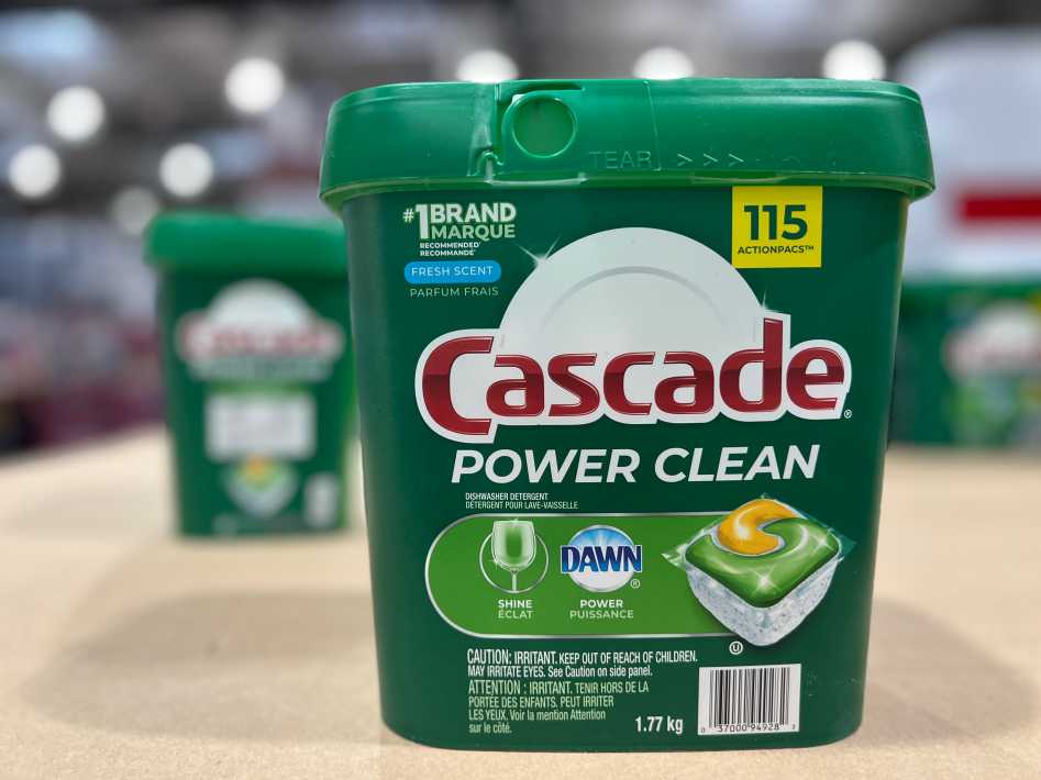 CASCADE POWER CLEAN DISHW ASHER DETERGENT 115 COUNT ITM 4227777 at Costco