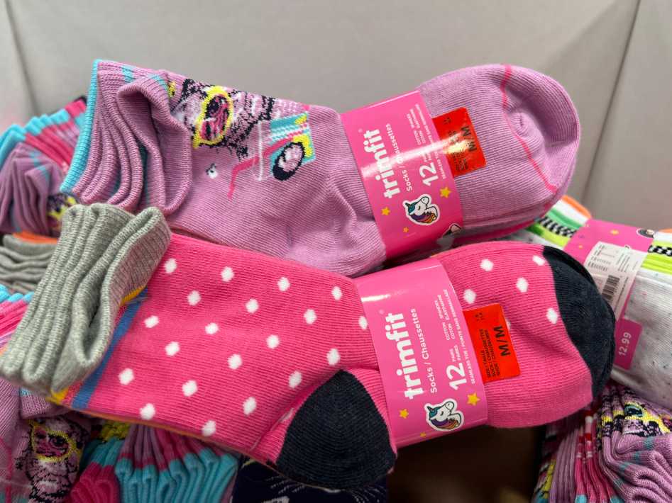 TRIMFIT KIDS SOCKS 12PK SIZE 7-11,11-4,4-10 ITM 2195001 at Costco