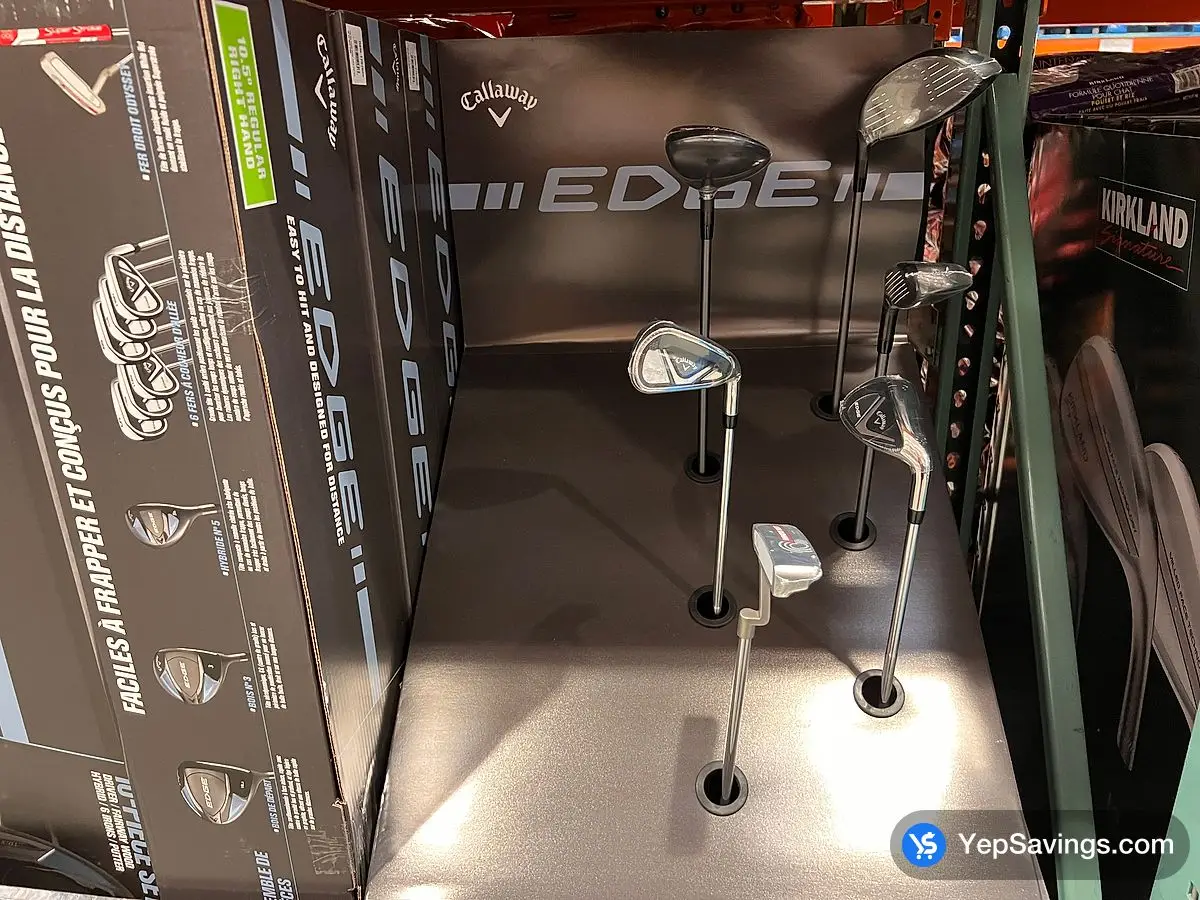 Costco CALLAWAY EDGE GOLF CLUB SET +10 PIECES - Canada (ITM 1757622)
