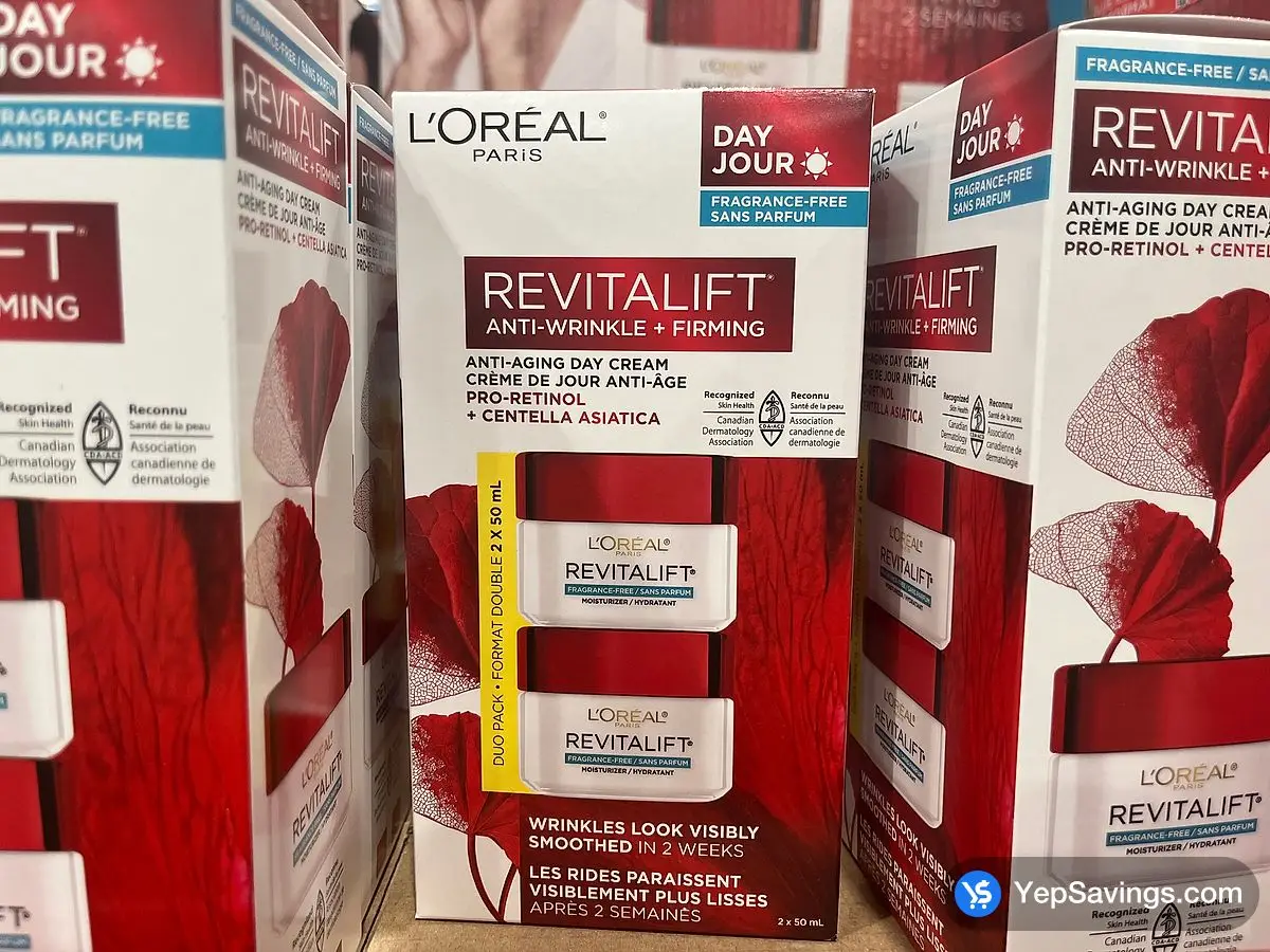 L'ORÉAL REVITALIFT DAY CREAM 2 x 50 mL ITM 1815644 at Costco