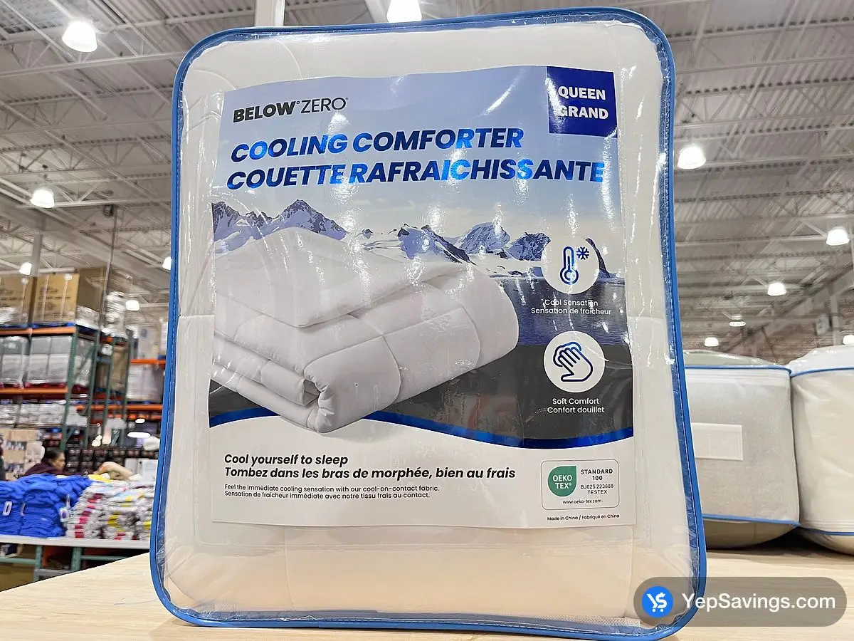 Costco BELOW ZERO DOWN ALTERNATIVE DUVET QUEEN 90" X 98" - Canada (ITM 3526441)