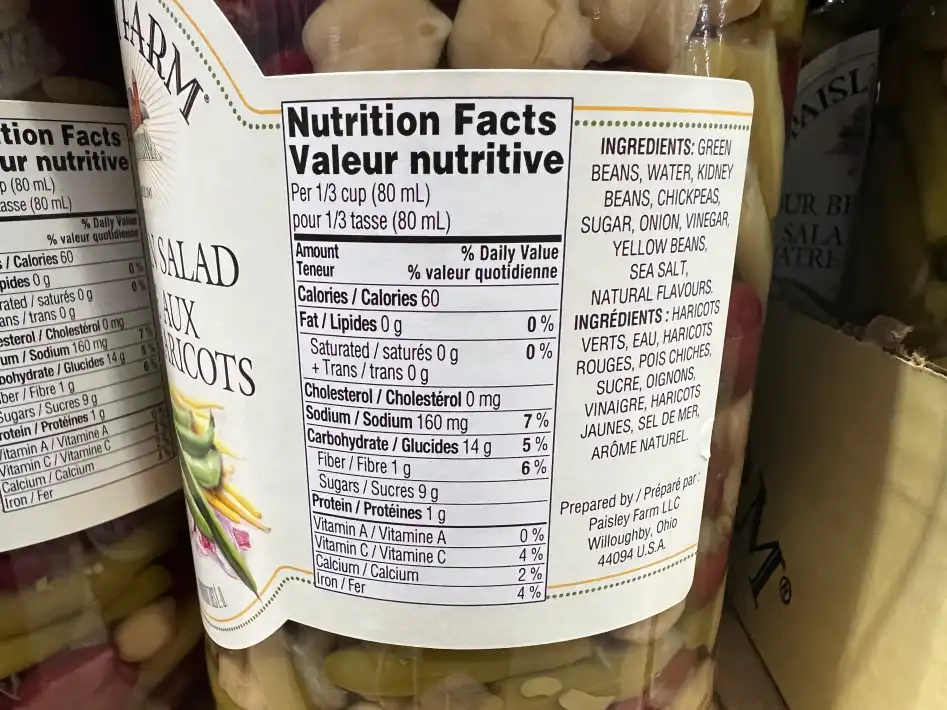 PAISLEY FARM FOUR BEAN SALAD 2 X1 L ITM 338113 at Costco