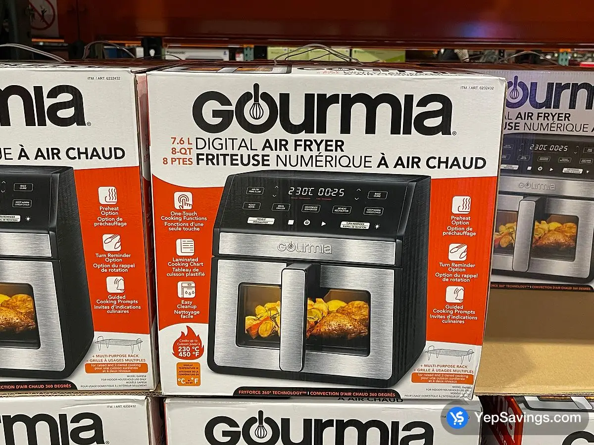 Costco GOURMIA AIR FRYER 8 QT ( 7.6 L ) - Canada (ITM 6232432)