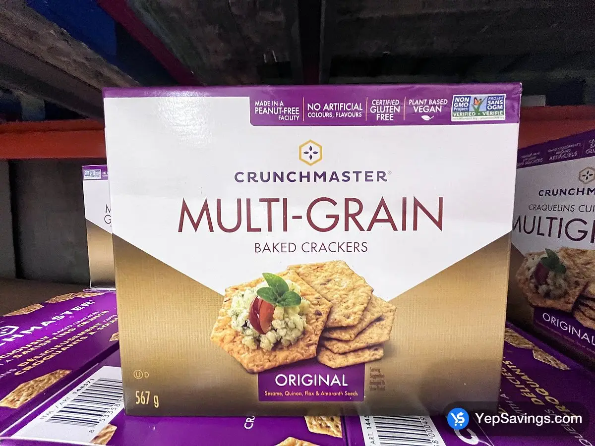 CRUNCHMASTER MULTIGRAIN CRACKERS 567 g ITM 144571 at Costco