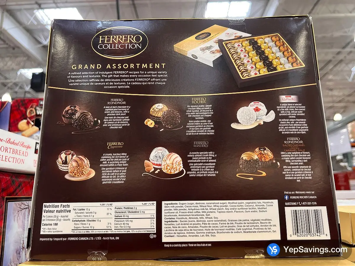 Costco FERRERO GRAND COLLECTION 431 g - Canada (ITM 1749659)