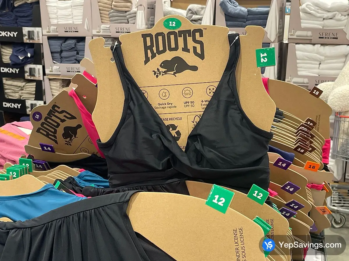 ROOTS SWIMSUIT + LADIES SIZES 6-18 ITM 1795100 at Costco