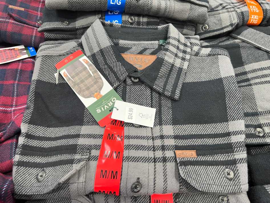 Costco ORVIS FLANNEL SHACKET + MENS SIZES S-XXL - Canada (ITM 1645055)